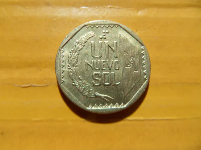1994 Peru 1 NEW SOL 1 NUEVOS SOL,Circulating Coin,UNC