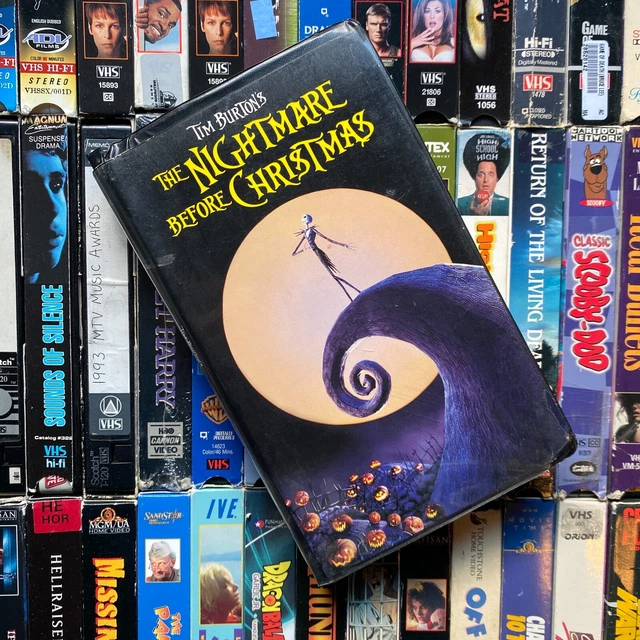 The nightmare before christmas vhs ebay