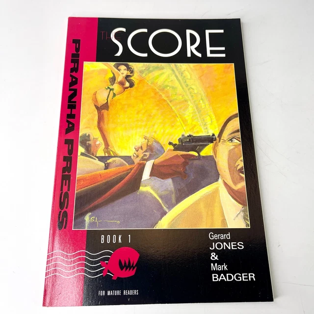 The Score #1 - Piranha Press Graphic Novel Comic Book 1989 - Gerard Jones