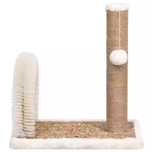 Arbre à chat avec brosse de toilettage en arche et grattoir , Accessoires pour c 3