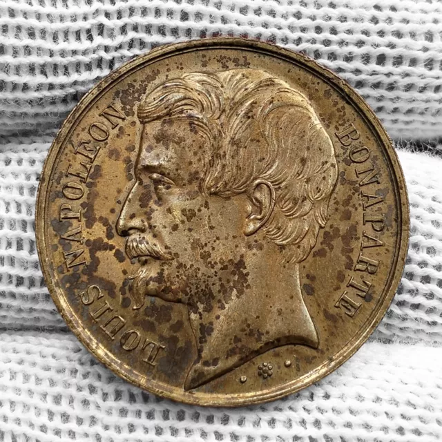 FRANCIA, medaglia Luigi Napoleone 1852 34 mm