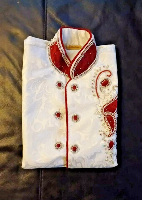 Set Sherwani bambini festa di Bollywood elegante elegante abbigliamento elegante piccolo principe