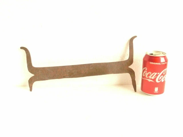 1800's ANTIQUE Wrought Iron Boot Mud SCRAPER - PRIMITIVE Blacksmith made*