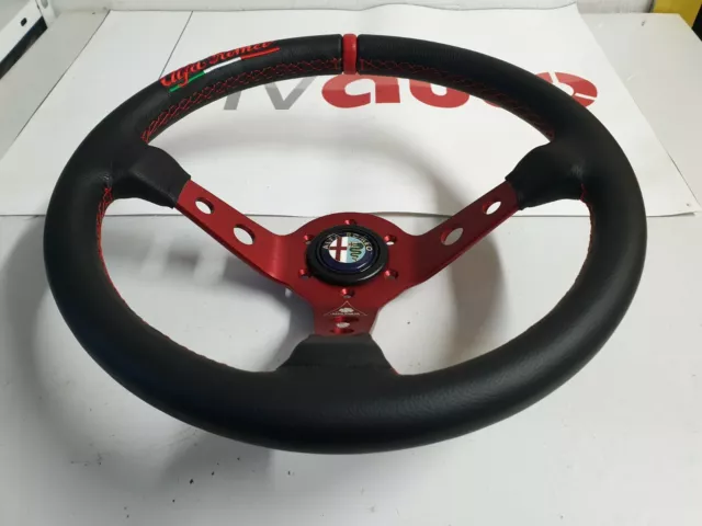 Deportivo Volante Geschüsselt Dirección Wheel Alfa Romeo Alfa Corse 350mm 2