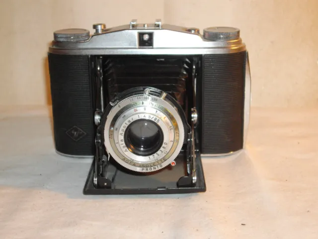 Agfa Isolette 2 Klappkamera mit Apotar 1:4.5 85mm PRONTO Objektiv