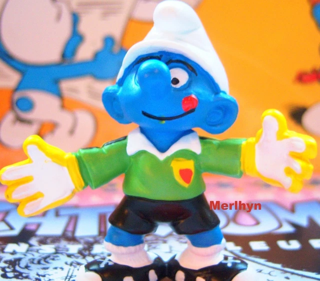 20835 Schtroumpfette à la fleur Smurf puffi pitufo puffo schtroumpf