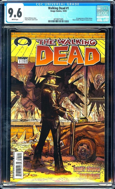 The Walking Dead #1 CGC 9.6 (2003) 1st App. of Rick Grimes! KEY ISSUE! L@@K!