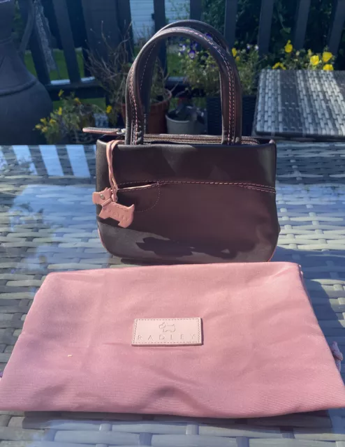 RADLEY LONDON Pink Dust Bag For Leather Purses Wallet Storage