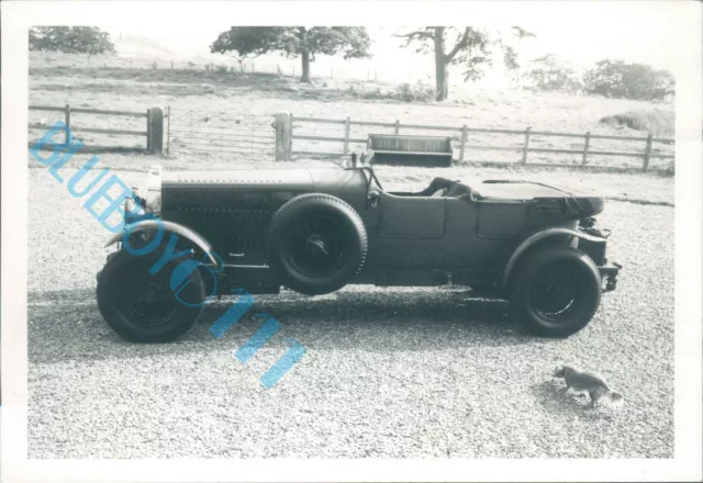 1920's Bentley Speed Six 1960's Dealer Stock Photo 5 x 3.5 inches
