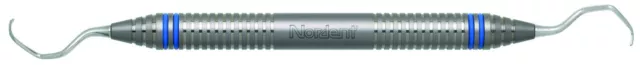 Nordent Xdura, Curette, DE, Gracey #17-18, DuraLite® ColorRings Handle x2