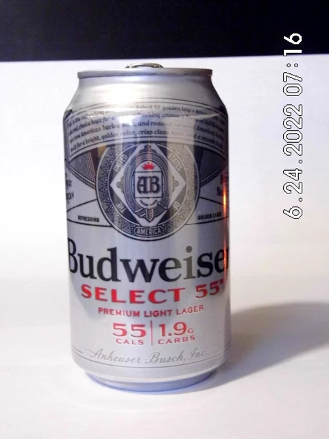 Budweiser Select 55  12 oz. Aluminum Can EMPTY Anheuser Busch 2020