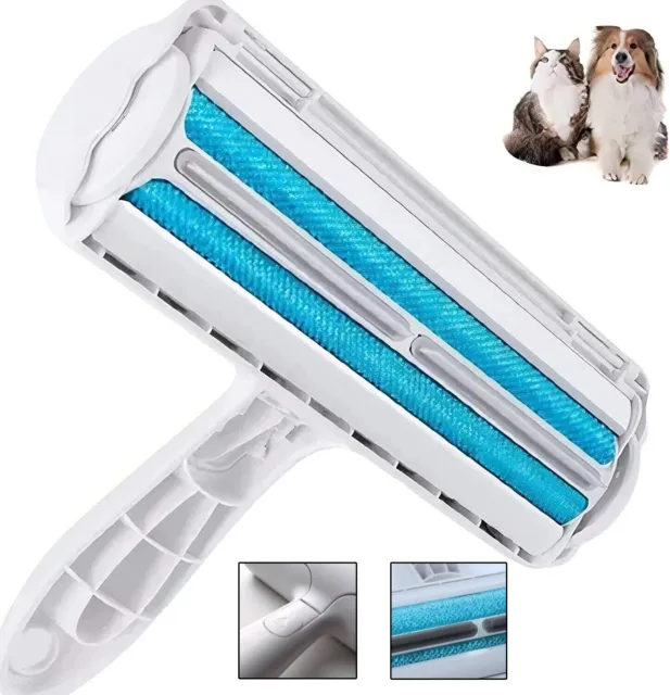 1/2PC Pets Dog Cat Fur Lint Remover Roller Hair Removal Pet Brush for Furniture