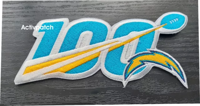 Los Angeles Chargers Huddle 100 Logo Patch NFL Football Superbowl USA Sports