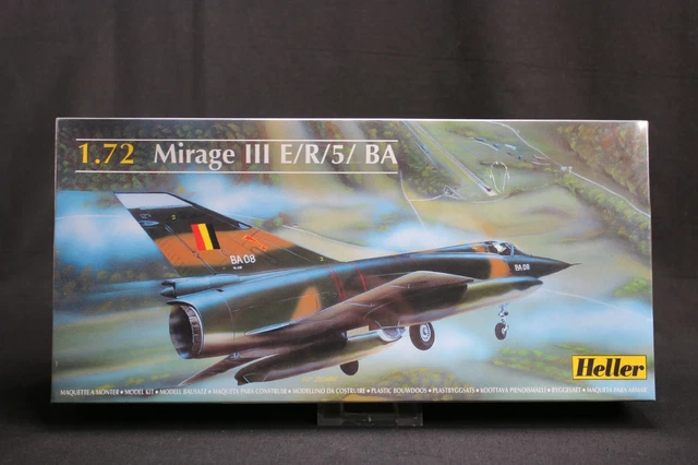 Maquette Avion Heller Cadet – Mirage III R – Échelle 1/72 ? (Réf L002, Neuf)