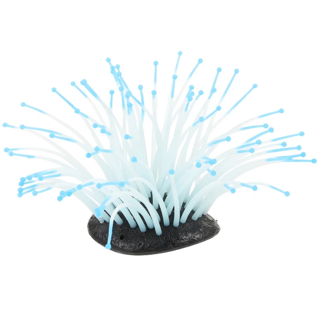 Branche De Corail Artificielle Bleue Pour Aquarium – Déco Sous-Marine Réaliste