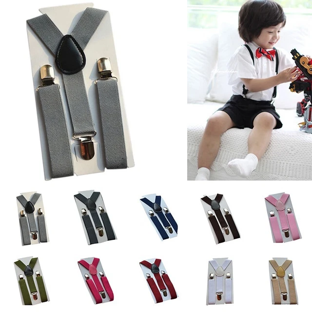 Sospensioni Moda Bambino Apparecchi Bambini 3Clip Bambina Sospensione Elastica 2,5*65cm