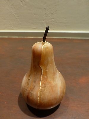 Nice Stone carving of a pear, asian ? [Y7-W7-A8] 2
