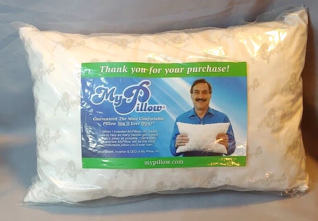 MY PILLOW Travel Go Anywhere Pillow 10 x 15" NEW