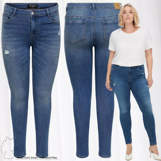 ONLY CARMAKOMA Women Skinny Jeans Curvy Plus Size Oversize Denim CARSALLY NEW