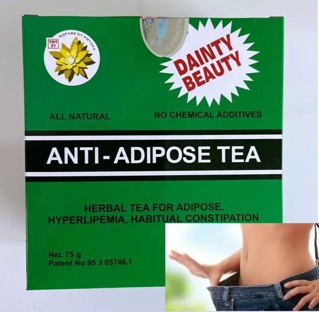 Té antiadiposo pérdida de peso efecto laxante efecto desintoxicante té verde 75 g 3