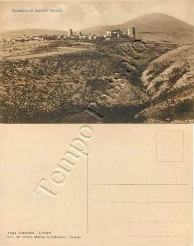 Cartolina di Caserta, panorama