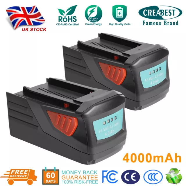 36V B36 Battery For Hilti B36/3.0 WSR 36-A B 36/3.0 WSC 7.25-A36 4000mAh Li-ion