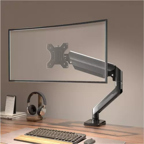 Feising Monitor Arm Desk Mount Single Stand support Arm,Black