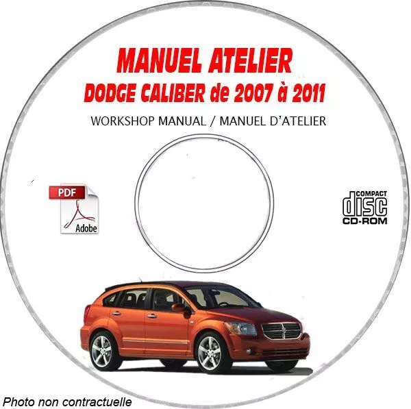 CALIBER 07-11 - Manuel Atelier CDROM DODGE Anglais Expédition - --, Support - C