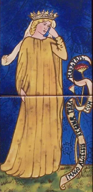 William Morris Tiles Alceste 2 Tile Panel  Arts&Crafts 50% Off Limited Time Only