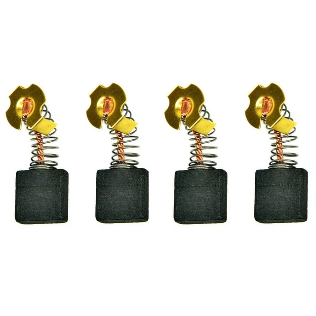 4 pezzi Spazzola Carbone Kit Assistenza per Ridgid 0502025007 614367-00 Ryobi Bts21-D