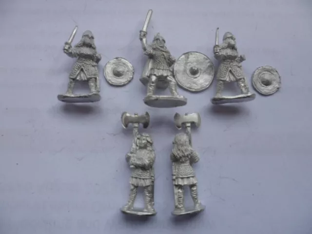 25/28mm 5 Anglo Saxons Females Figures Saga Lions Rampant