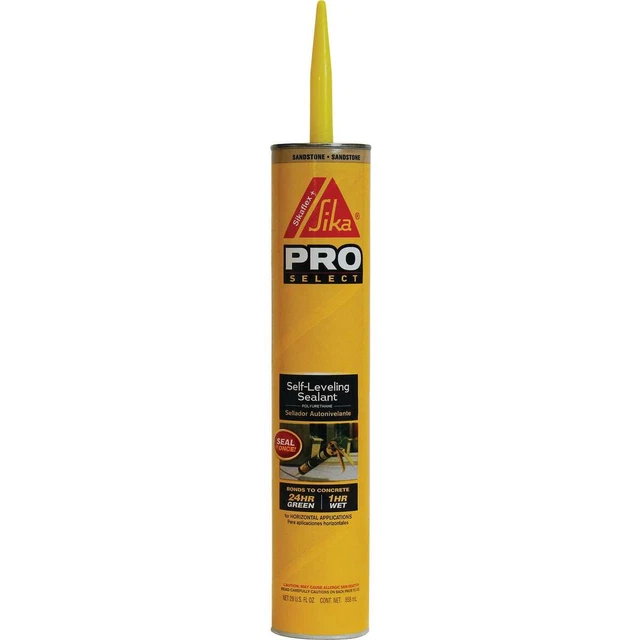 Sikaflex + Self-Leveling Sealant 29 Oz. Sandstone Concrete Sealant 515282 Pack