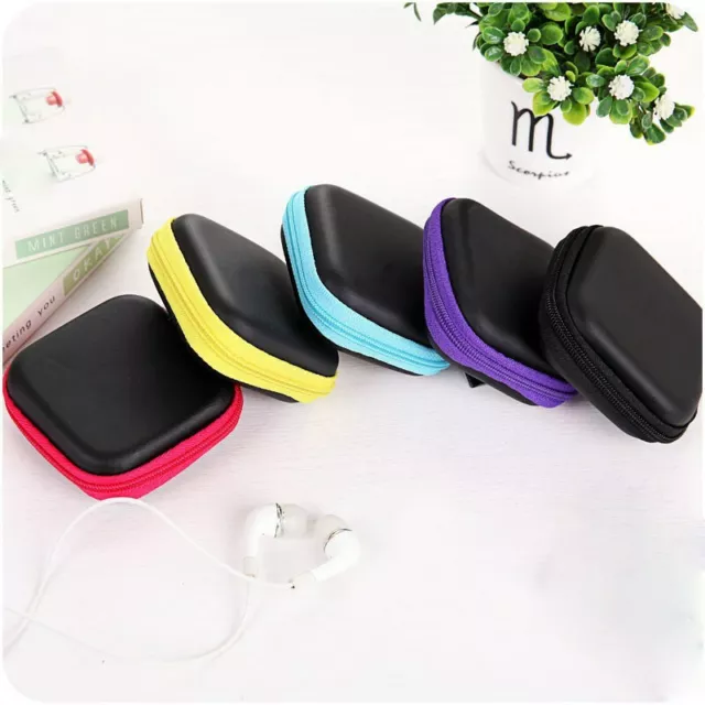 Bag Earphone Case Headphone Pouch Storage Carrying SD Portable Earbud Card