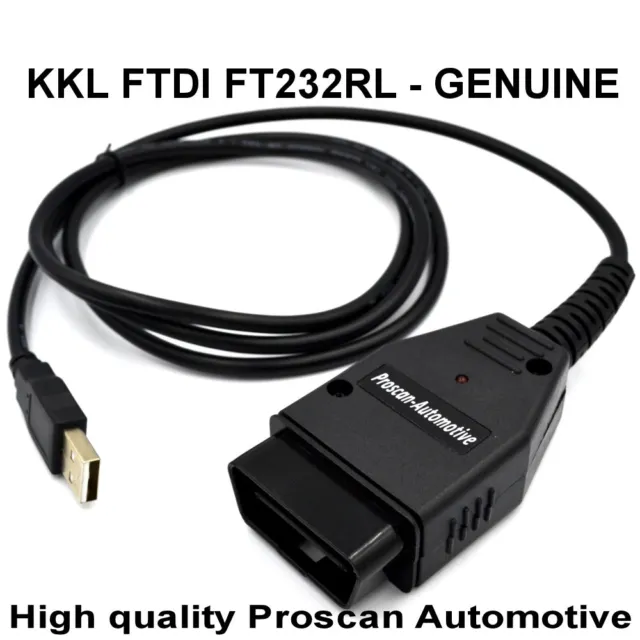 KKL USB FT232RL K-line diagnostic for use with BMWFlash