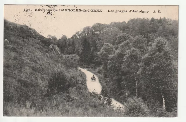 BAGNOLES DE L' ORNE Environs - Orne - CPA 61 - les gorges d' Antoigny