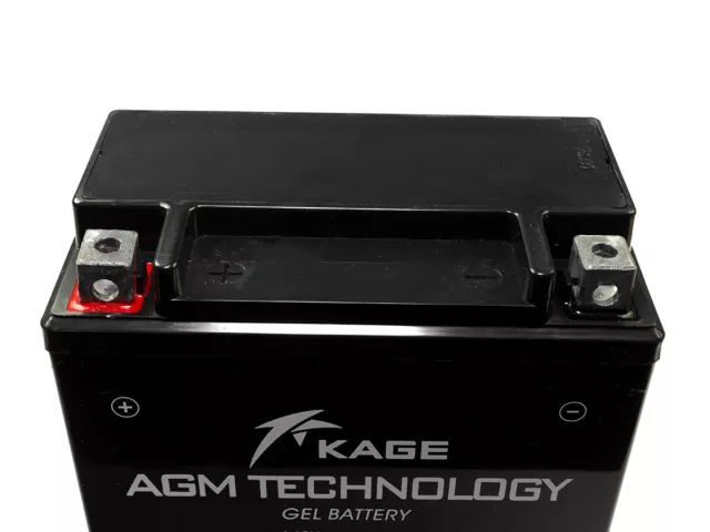 Batterie Gel KAGE YTX14-BS pour Aprilia BMW Buell Harley Davidson Honda KTM Uvm 3