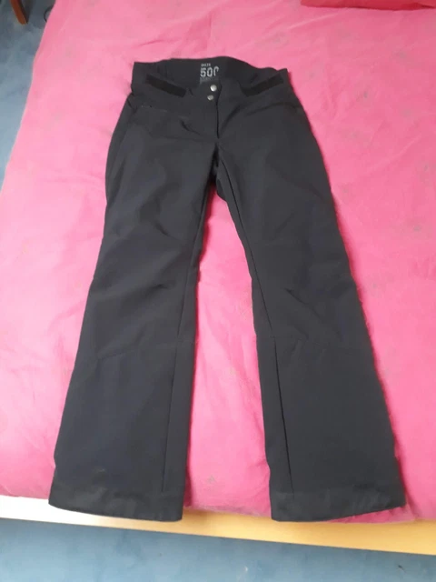 PANTALON DE SKI neuf Wedze Piste 580 blanc bretelles Taille 44