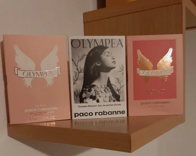 Paco Rabanne Olympea Blossom Aqua Legend 3 Parfum Proben Reisegröße Neu