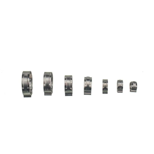 80Pcs Stainless Hose Clamp Set Worm Gear Type Hose Pipe Fitting Clips Assortment 80Pcs Stainless Hose Clamp Set Worm Gear Type Hose Pipe Fitting Clips Assortment