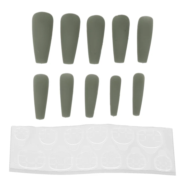 (F3)10pcs Sticky Nails Press On Nails Gel Nails Artificial Nails Tips Extra