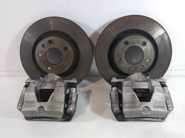 Volvo R Design Calipers VOLVO XC40 MK1 BRAKE KIT CALIPERS T3 R-DESIGN 1.5L Petrol FRONT SILVER ...