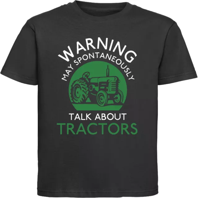 T-shirt MAY SPONTALLY TALK ABOUT TRACTORS BAMBINI > Fun Farm Top bambini
