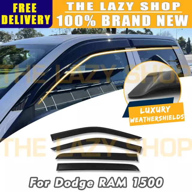 Luxury Weather shields Weathershields for RAM 1500 crew cab DS 2017-2022