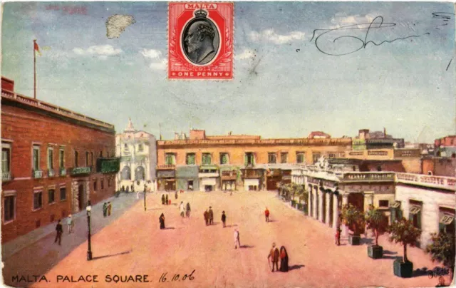 CPA AK MALTA-Palace Square (239962)