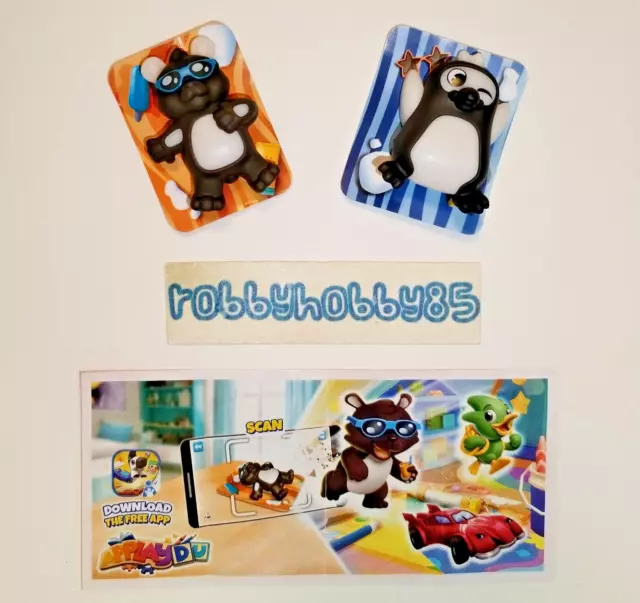 Serie Completa Animali Abbronzati Vt017 - Vt018 + 2 Bpz Kinder Italia 2023/2024
