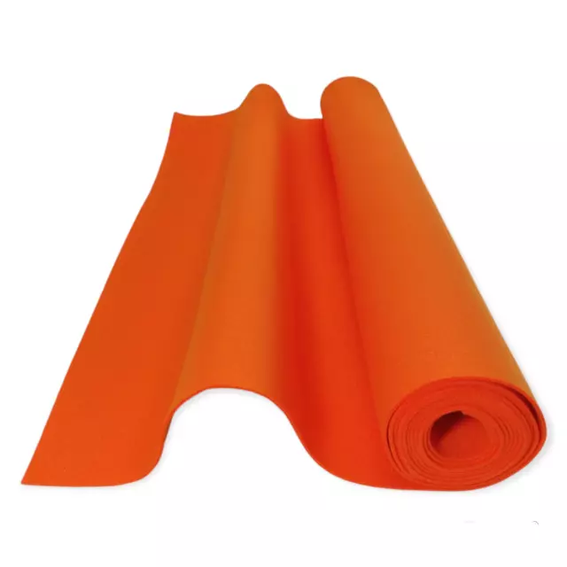 3mm Textilfilz Bastelfilz Meterware 500g/m2 100cm br. 0.1Lfm OEKO-TEX Orange