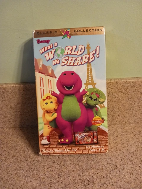 BARNEY - WHAT a World We Share (VHS, 1999) £6.58 - PicClick UK