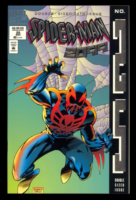 Spider-Man 2099 #25 - Deluxe Edition - Embossed Silver Foil Cover - 1994 9.6 NM+