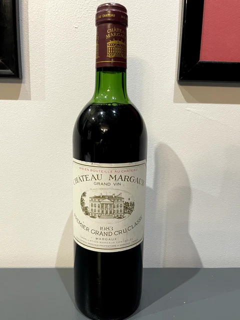 Château MARGAUX 1983 1er Grand Cru Classé - 40 ans - Wine Spectator 98