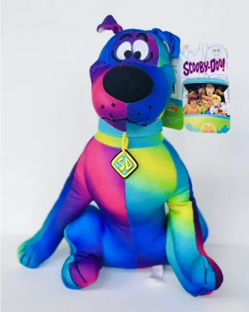 Scooby Doo Stuffed Rainbow plush 10” New Toy Factory collectible Doll Gift Rare